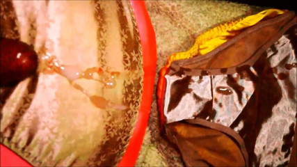 cum on satin panties 7