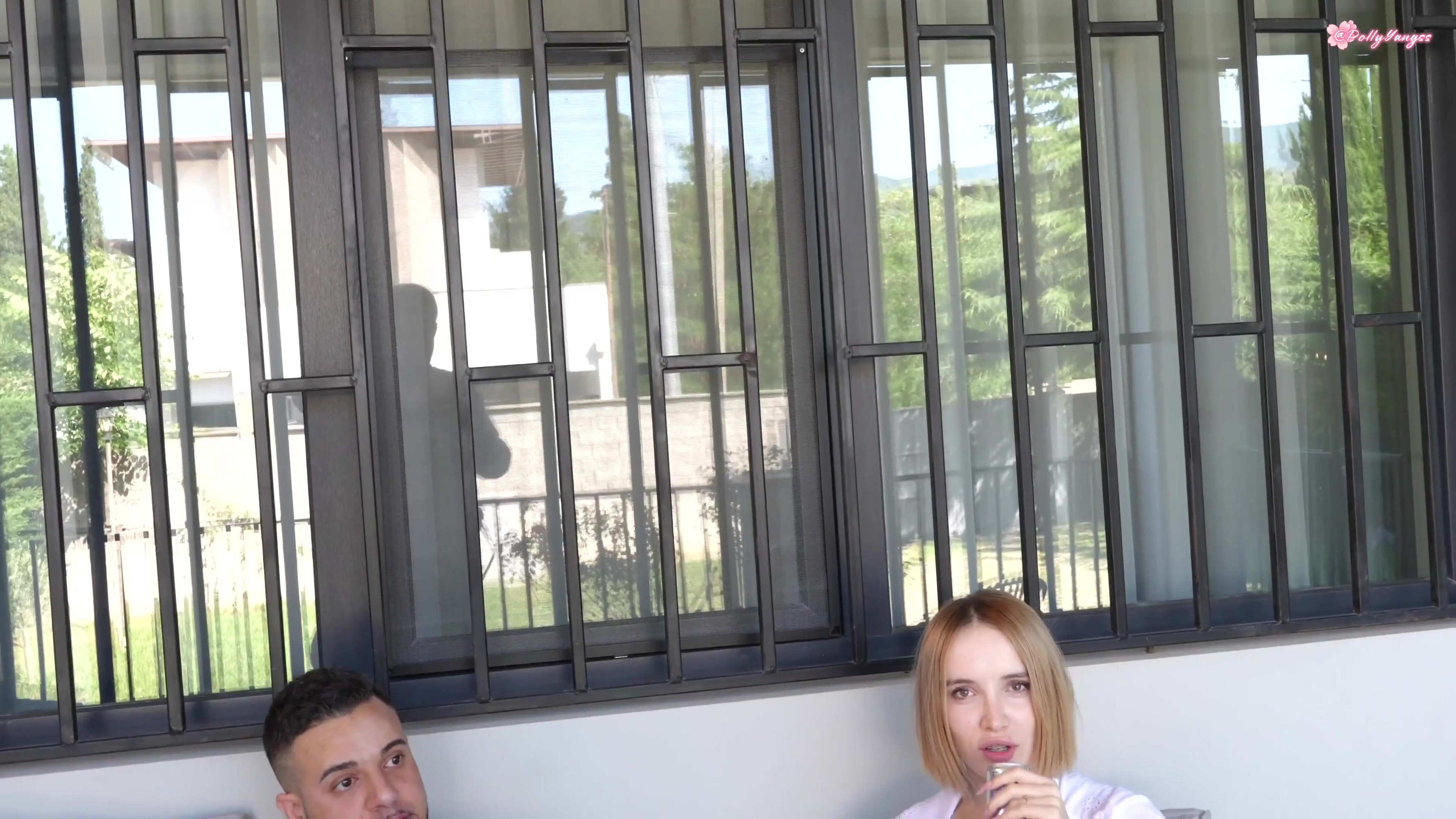Real Anal Warm-up: Cute Blonde Takes a Huge Cock and Flirts with the Cameraman!
