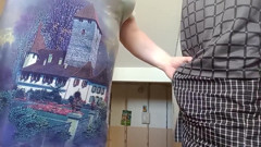 Sucking my cock in the entrance 1
