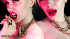 My lips will forever leave their red imprint on your soul!
