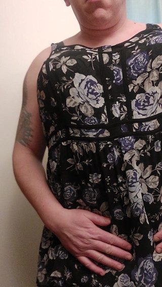 Wearing my wife's clothes and cumming