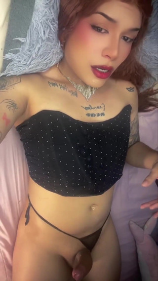 Big Cumshot Latina Trans Giirl