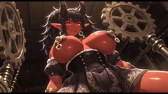 Cute Demon Women Bounce Boobs, Ai Animation