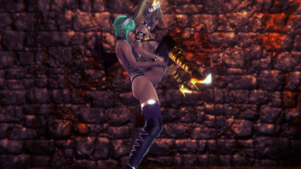 Futa Bowsette with a Futa succubus : 3D Porn Parody