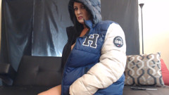 Destroying thick winter coat