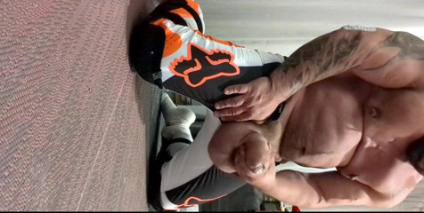 Wearing my MX pants and cumming.