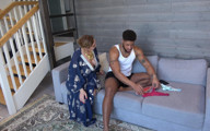Stepmom Caught Her BBC Stepson Smelling Her Lingerie