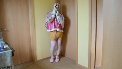 Adult Sissy Baby tied and gagged