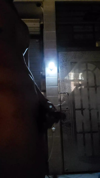 Boy shows nude in garage and masturbates with toys