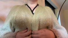 I am having a surprise for you (tit bondage)