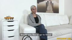 Fake Agent - Model Shows off Her Best Moves on the Desk