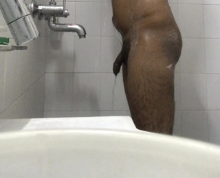 Indian Desi Hunk Bathing