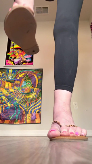 Stomping Hard in Flip Flops