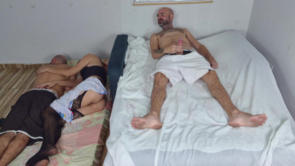 TREASON! Wife fucks roommate behind cuckold's back!