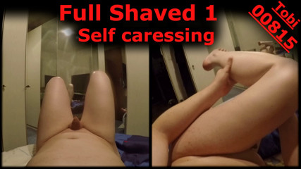 Full Shave 1-5 POV Caressing my shaved body on bed