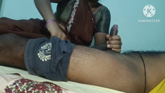 Heai hot village hema aunty doing bowlojab and faking with har boyfriend