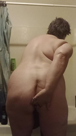 Naked in towel