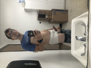 Cumming at work