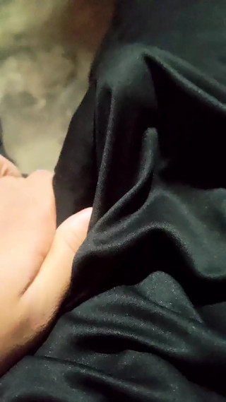 solo dick rubbing and handjob cloth over it
