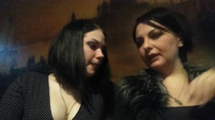Talking and Smoking Hookah and Cigarettes in the Club