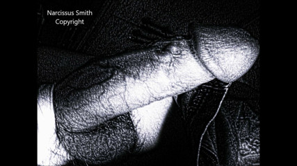 Narcissus poses in black and white 1