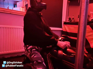 Rubber Gimp Fucked and Used by Top