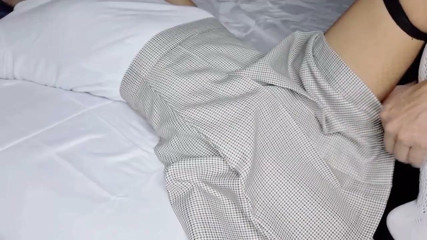Little Thai: I let a pervert fill me with cum in the school uniform.