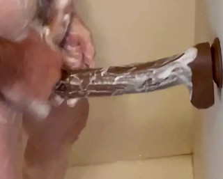 Just dicking around in the shower
