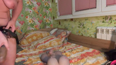 Stepmom Punish, Pegging and Chastity Her Stepson for Not Be Obdient