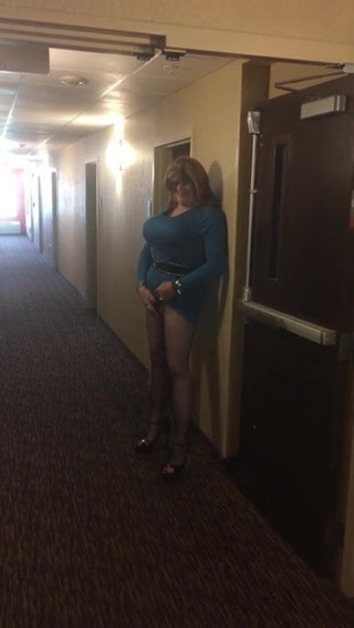 Slutty shameless hotel sissy