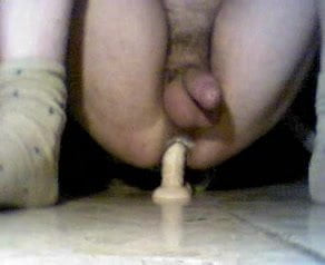 Dildo ride &amp; double cum
