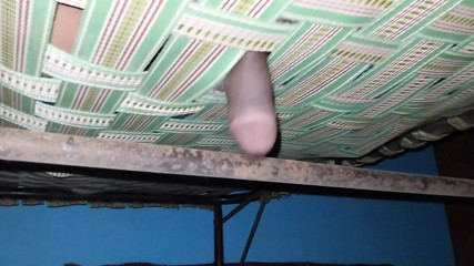 Desi Indian boy fuck his bed when one one at home