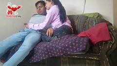 MY BOYFRIEND FUCKS ME HARD IN THE LIVING ROOM