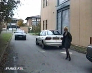 A Blond Girl Fucked by Two Strangers and the Taxi Driver