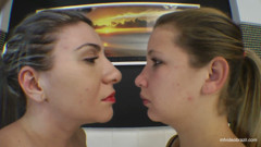Lesbian Face Sitting Fight Real Panic