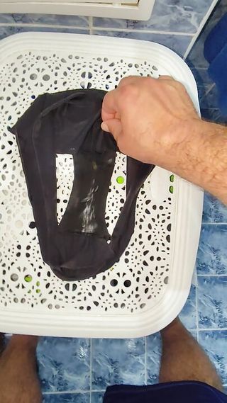 Daughter panties cumming
