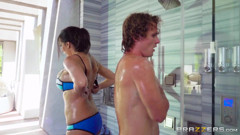 Brazzers - Water Shortage Rules, Stepmom and Stepson Share Shower, Risky Sex