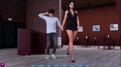 Sexy Lady takes her crush on a first date and gives him a blowjob - gameplay