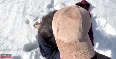 Asian Lululemon Fitness Girl Fucked Warm in -20c