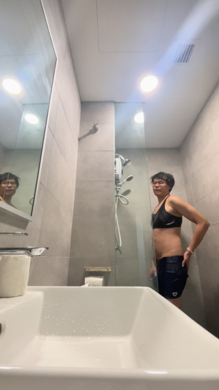 Swimsuit shower