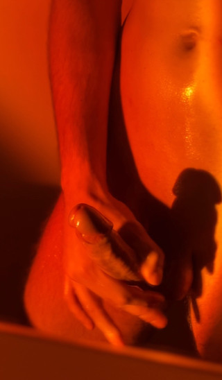 Sensual handjob with loads of cum