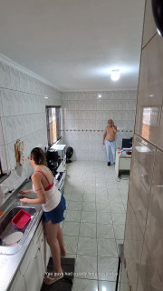 The maid agreed to get naked and receive an ejaculation on her face.