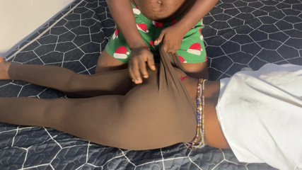 African couple hot homemade sex