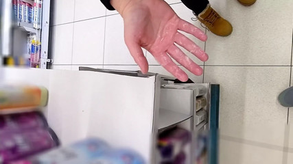 Risky Public Handjob in the Supermarket - CumChallenge Day 5