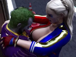 The Joker Fucks Harley Quinn in dirty Alley way