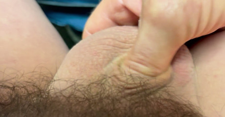 Giving my micro penis a thumb job