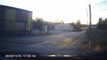 exposed in an industrial area