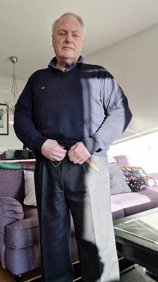 Old, shaved and horny