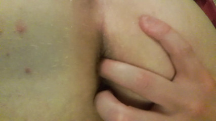 Sucking my own cock and fingering my asshole
