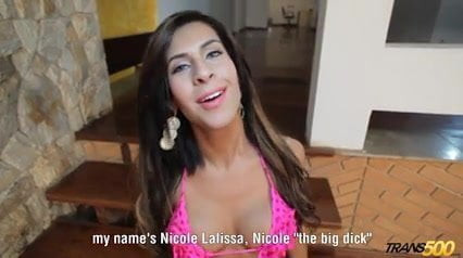 Tranny Nicole Lalissa self love her horny ass